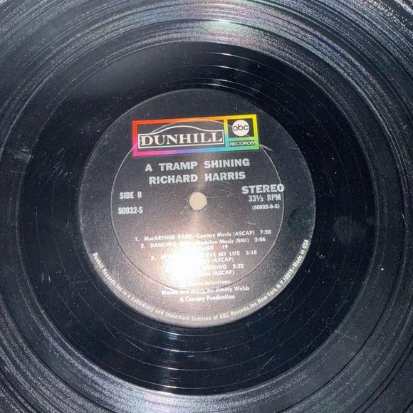 Richard Harris A Tramp Shining 1971 vinyl - Picture 2 of 8